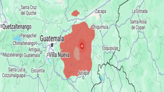 زلزال بقوة 6,2 درجات يضرب غواتيمالا (مركز المسح الجيولوجي الأميركي)
