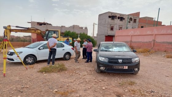 إنطلاق الأشغال بشكل رسمي لبناء ملعب لكرة القدم بتمصلوحت